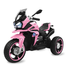 Moto El�trica Infantil 12V Adventure Bandeirante Rosa