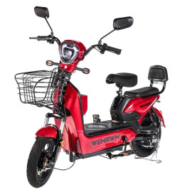 Bicicleta  Eletrica Wehawk 500w vermelho
